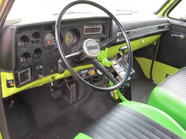 monster truck interior